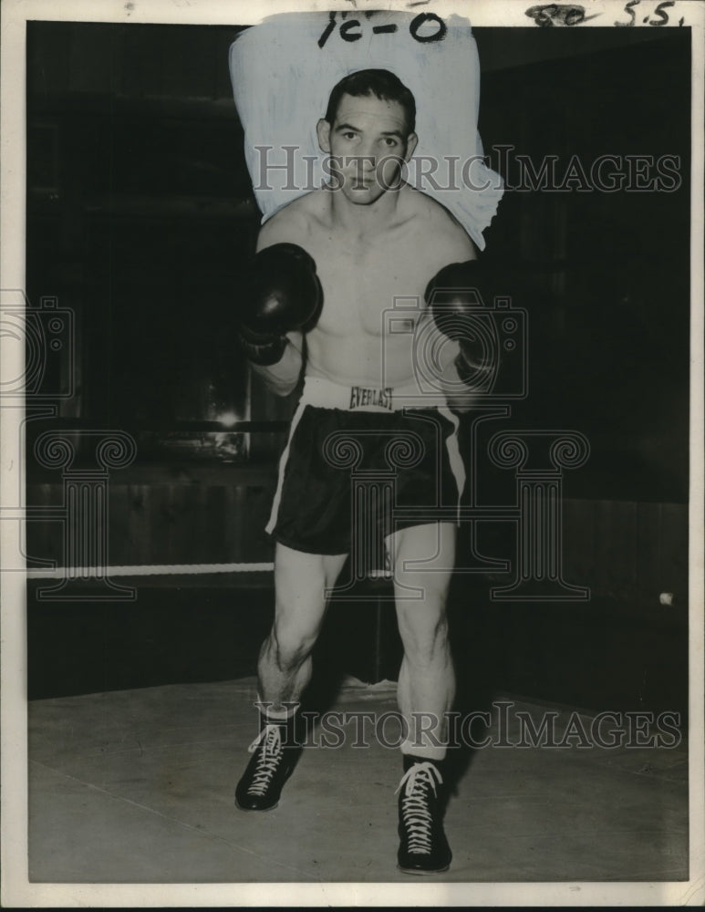 Press Photo Boxing - Gene Fullmer - nos11952- Historic Images