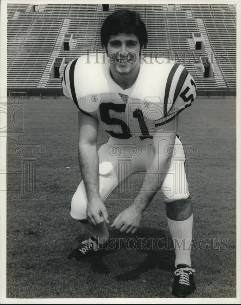 1974 Press Photo Football - Bill Edwards, Linebacker from Metairie - nos11980- Historic Images