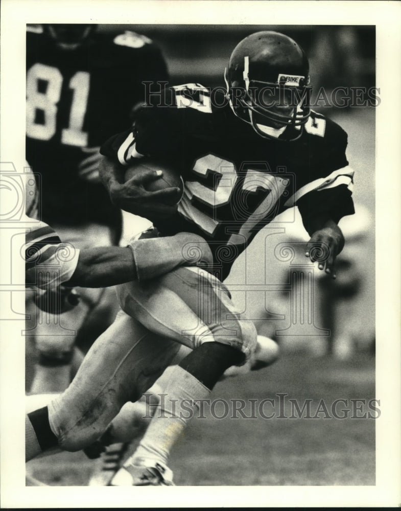 1983 Press Photo Southern Mississippi football running back Sam Degarnette- Historic Images