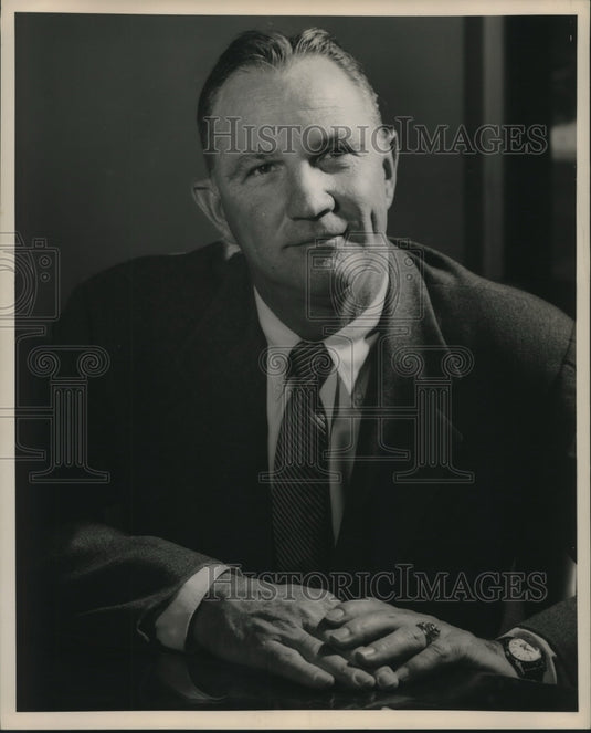 Press Photo Georgia Tech college football coach Bobby Dodd - nos12147- Historic Images