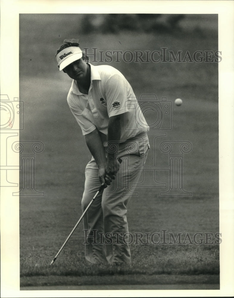 1986 Press Photo Golfer Rick Gaille plays NOGA tournament at Audubon Park- Historic Images