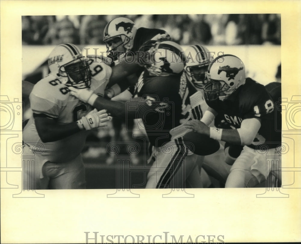 1992 Press Photo Football player Reggie Davis - Historic Images