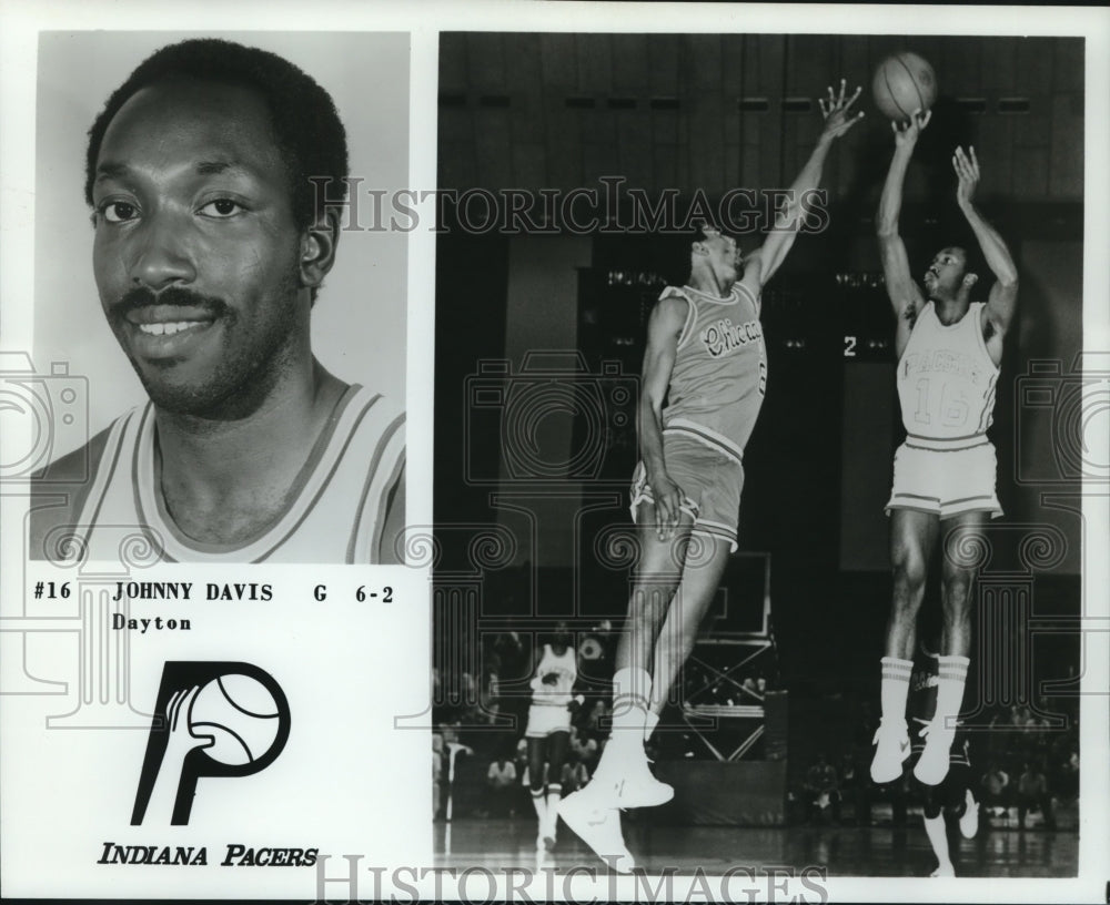 1979 Press Photo Indiana Pacers basketball player Johnny Davis - nos12463- Historic Images