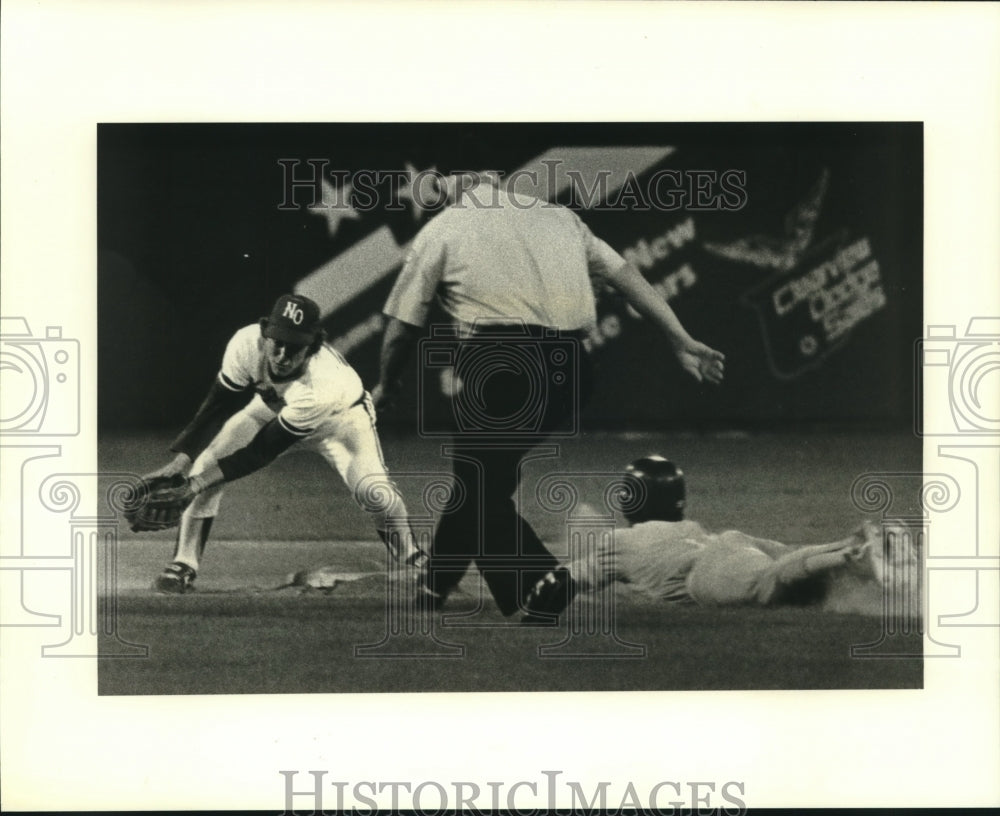 1980 Press Photo University of New Orleans baseball player Kevin Degen- Historic Images