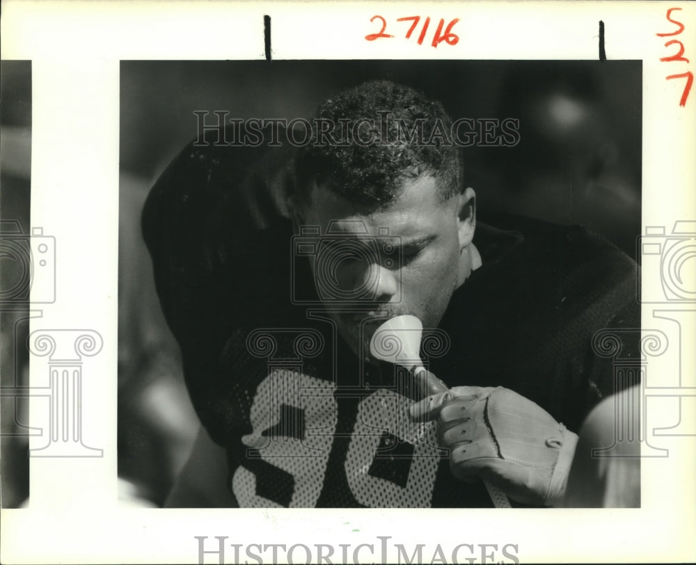 1988 Press Photo New Orleans Saints football player Tony Elliott - nos12544- Historic Images