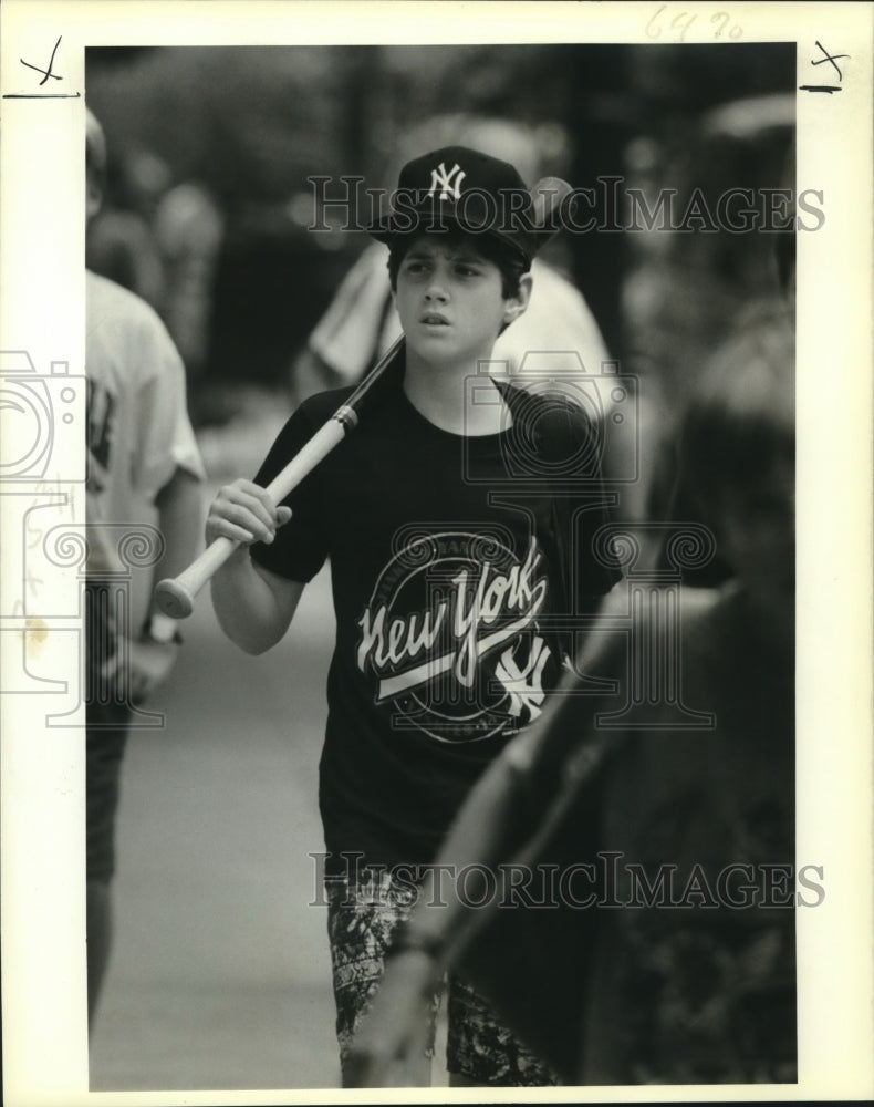 1989 Press Photo Rudy Mauchier, 13, of the French Opera Boys Choir - nos12860- Historic Images