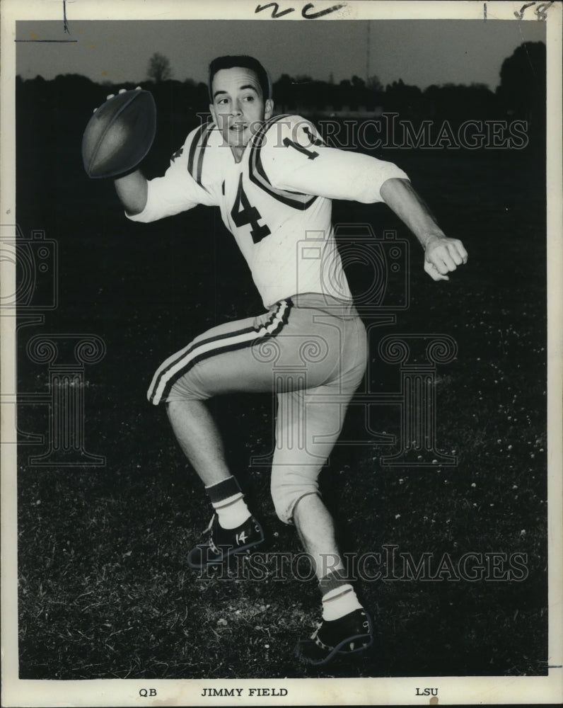 1967 Press Photo LSU football quarterback Jimmy Field - nos12925- Historic Images