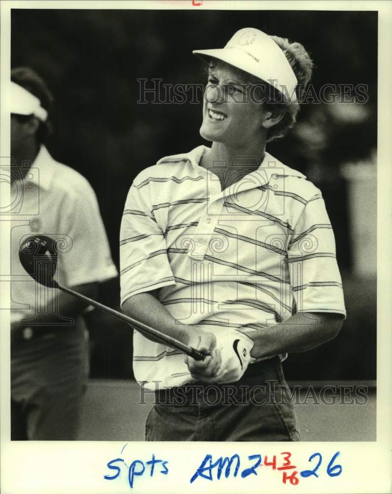 1985 Press Photo Golfer Nicky Goetze - nos13117- Historic Images