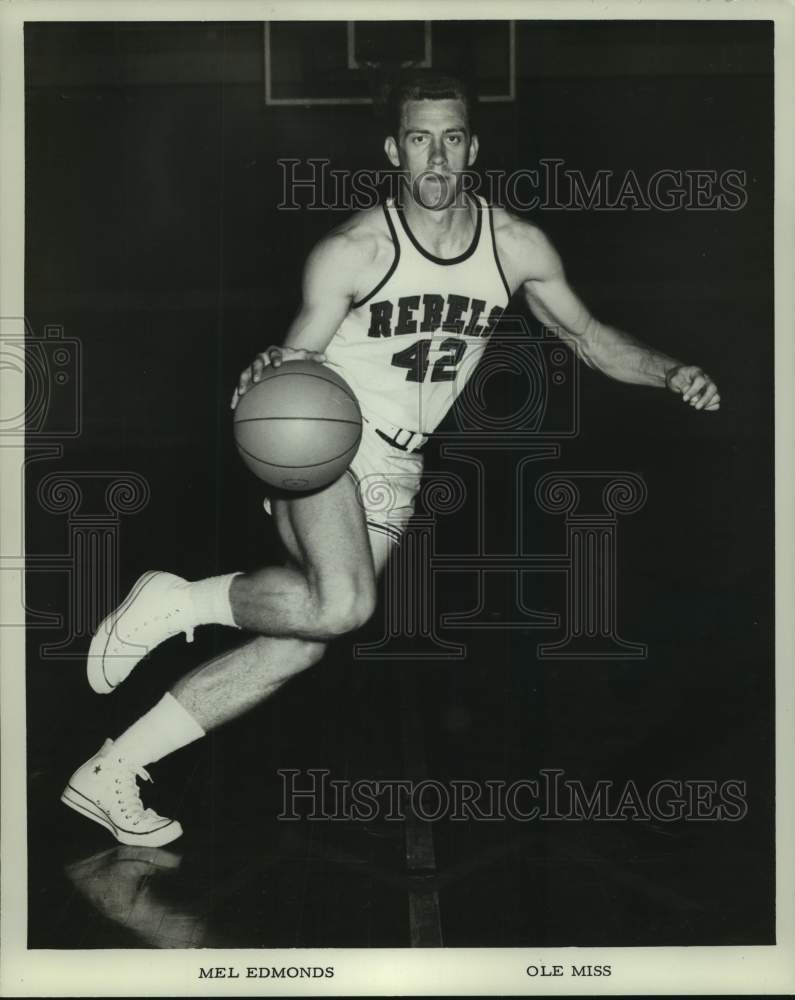 1962 Press Photo Basketball - Mel Edmonds of Ole Miss - nos13152- Historic Images