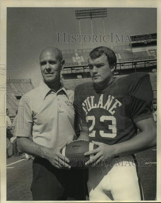 1972 Press Photo Tulane college football Bennie Ellender - nos13165- Historic Images