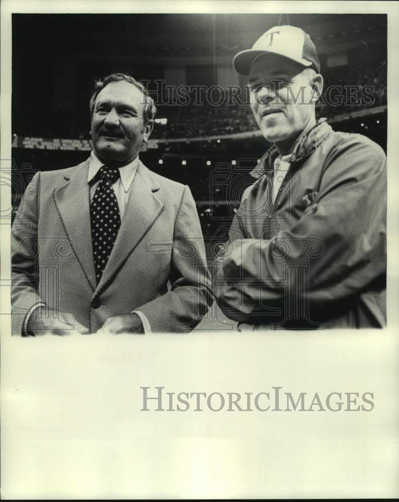 1975 Press Photo Charley McClendon, Bennie Ellender, Tulane college football- Historic Images