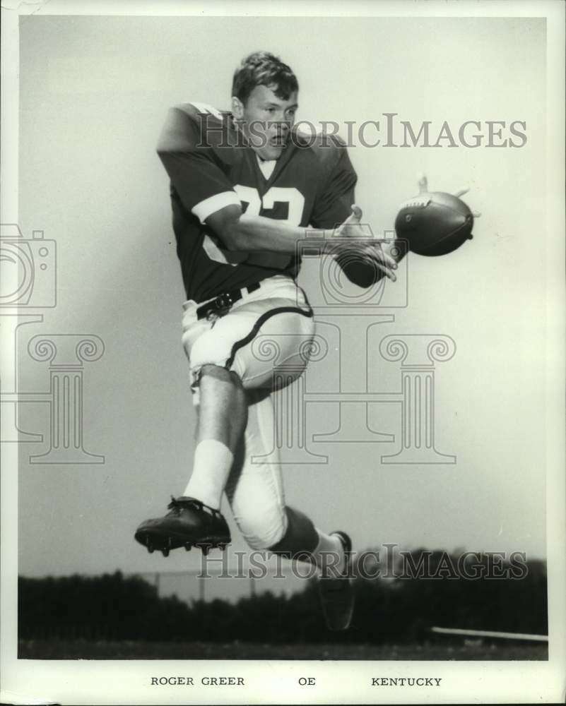 1968 Press Photo Kentucky college football player Roger Greer - nos13344- Historic Images