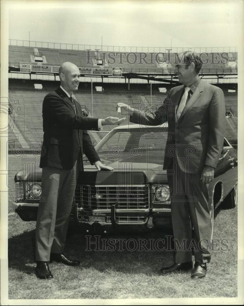 1971 Press Photo Tulane college football coach Ben Ellender- Historic Images