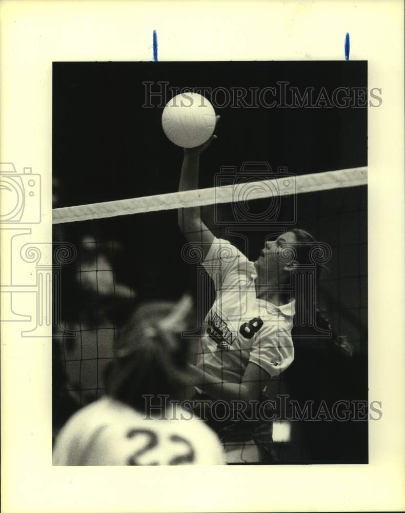 1990 Press Photo Volleyball player Meg Fitzgerald - nos13412- Historic Images