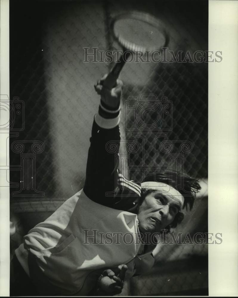 1980 Press Photo Tennis player Manuel Diez - nos13427- Historic Images