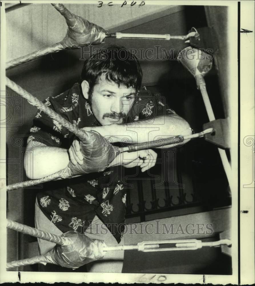 1973 Press Photo South African light heavyweight boxer Pierre Fourie- Historic Images