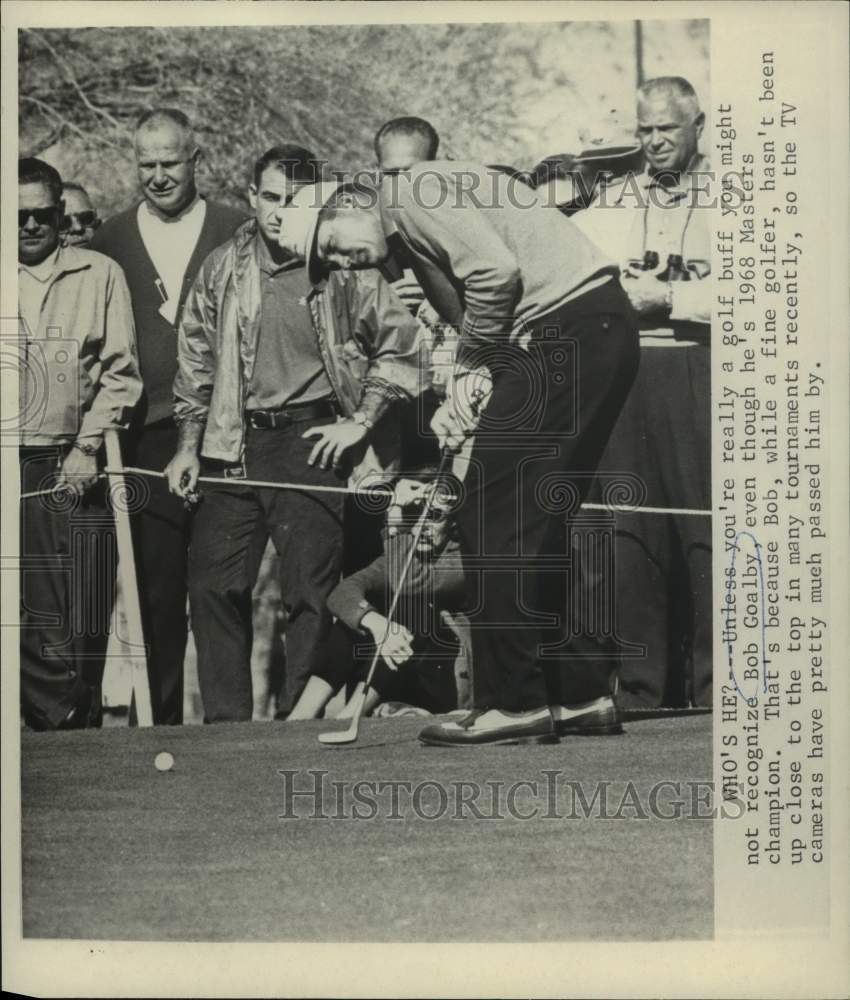 1969 Press Photo Defending Masters golf champion Bob Goalby - nos13714- Historic Images