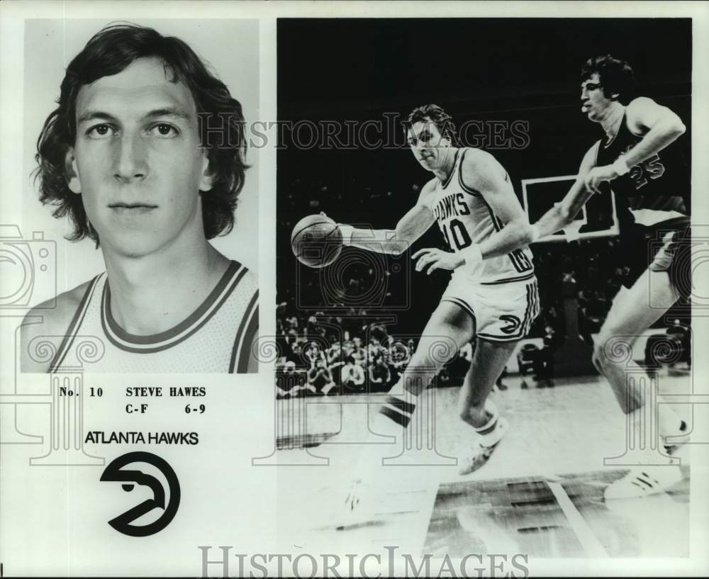 1979 Press Photo Atlanta Hawks Steve Hawes - nos14241- Historic Images