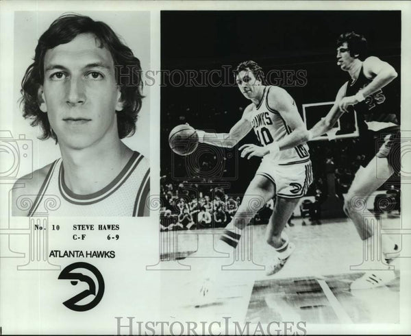 1979 Press Photo Atlanta Hawks Steve Hawes - nos14241 - Historic Images