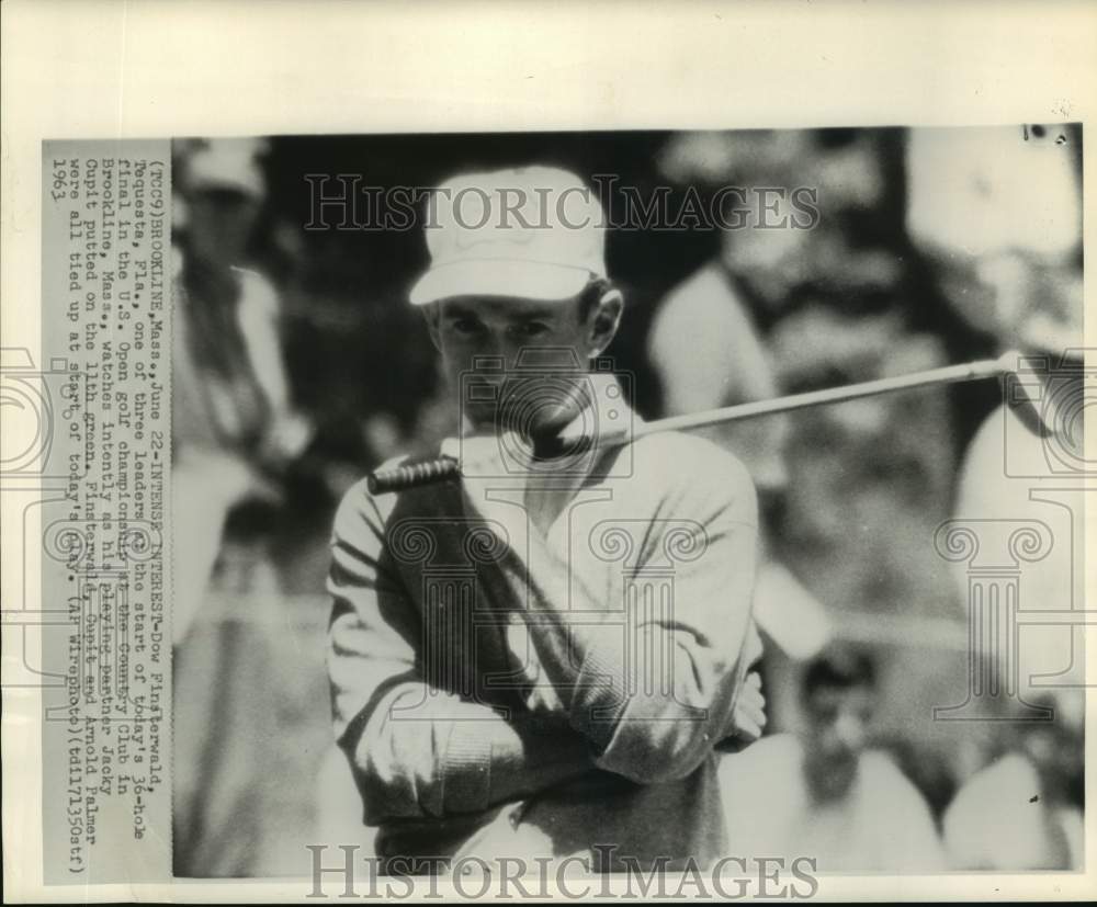 1963 Press Photo U.S. Open golf co-leader Dow Finsterwald - nos14257- Historic Images