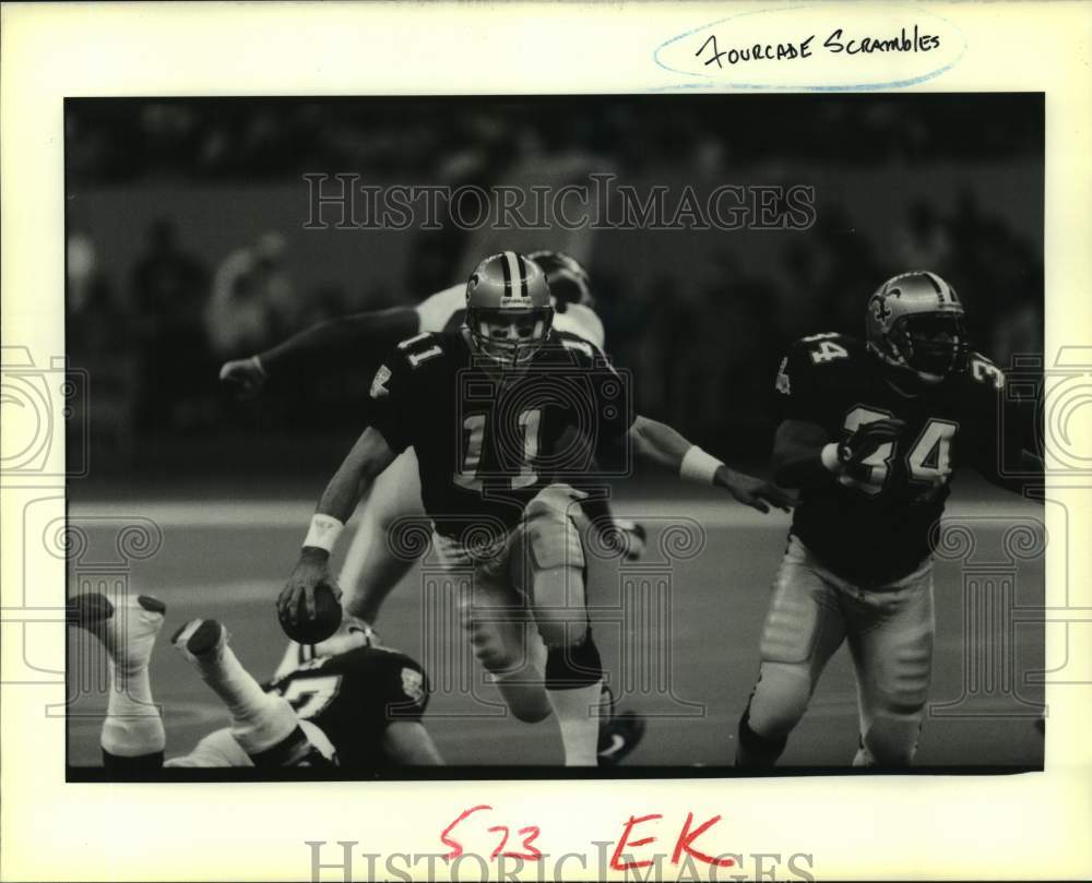 1989 Press Photo New Orleans Saints football quarterback vs. Philadelphia Eagles- Historic Images