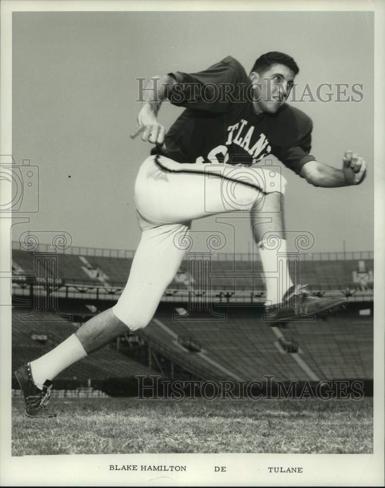 1967 Press Photo Tulane college football player Blake Hamilton - nos14664- Historic Images