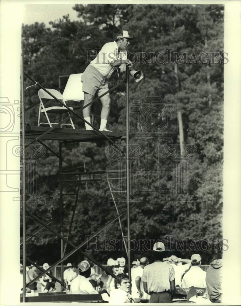 1981 Press Photo Tulane college football coach Vince Gibson - nos14750- Historic Images