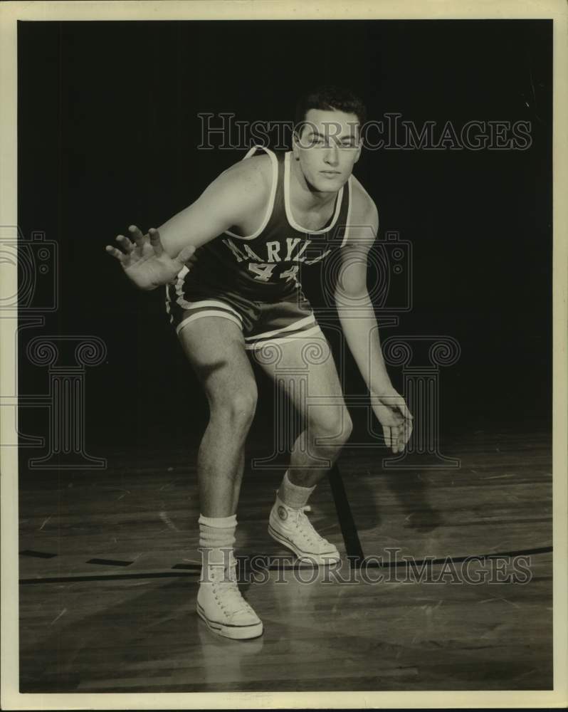 1967 Press Photo Basketball - Jim Halleck, Forward for University of Maryland- Historic Images