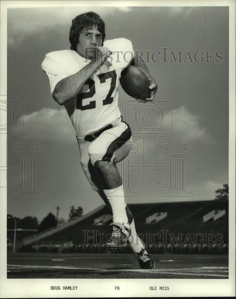 1973 Press Photo Football - Doug Hamley of Ole Miss - nos14834- Historic Images