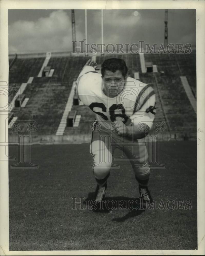 1967 Press Photo LSU Football Player Mark Guillot - nos14844- Historic Images