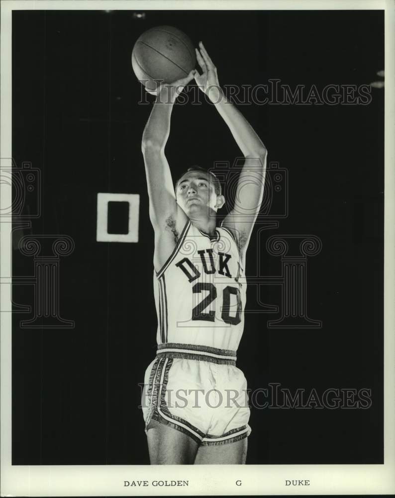 1970 Press Photo Duke college basketball player Dave Golden - nos15190- Historic Images