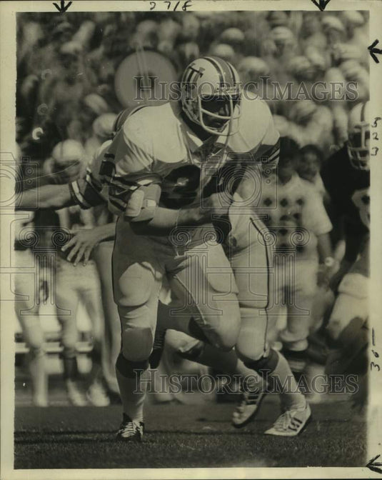1978 Press Photo Tulane college football player Jeff Forte - nos15193- Historic Images