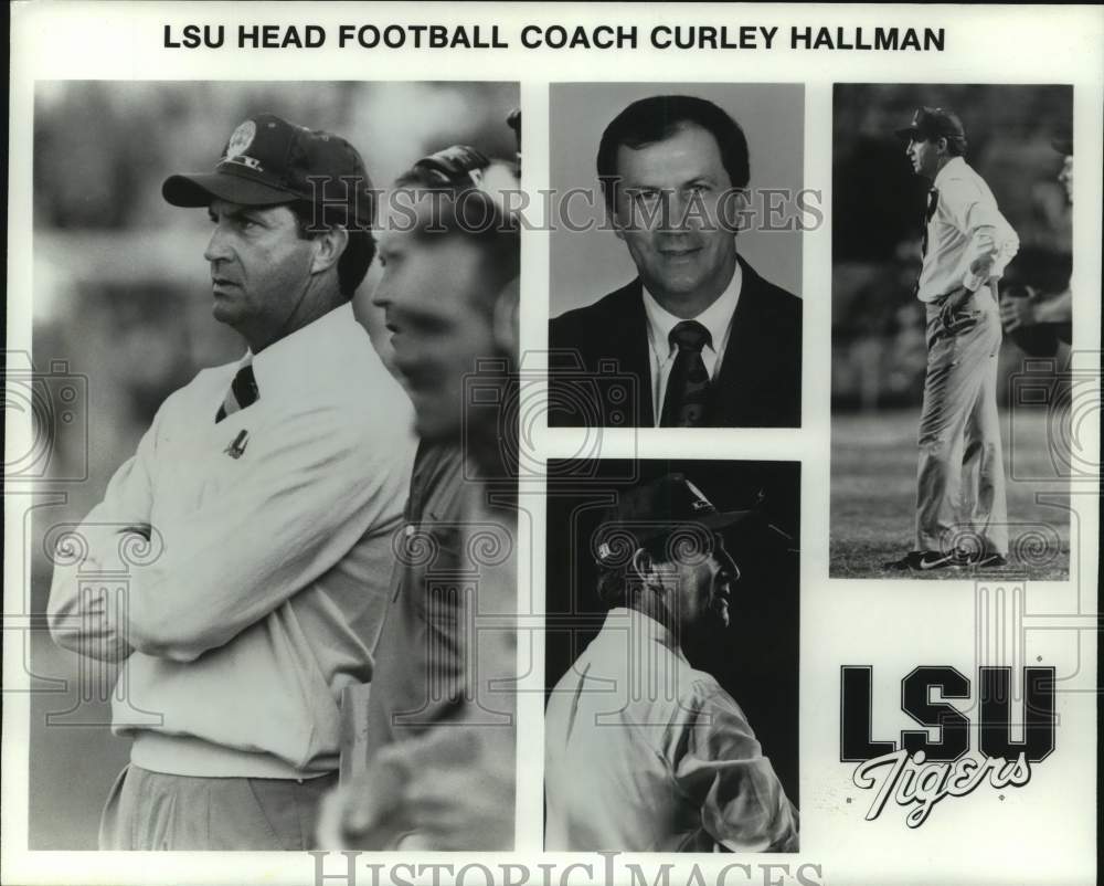 1994 Press Photo LSU college football coach Curley Hallman- Historic Images