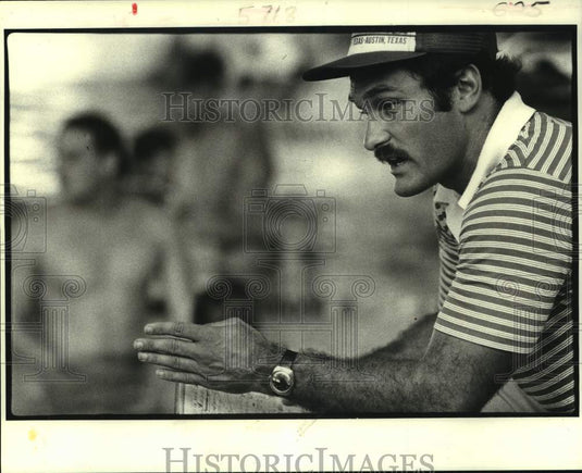 1981 Press Photo Tulane college swimming coach Scott Hammond - nos15486- Historic Images