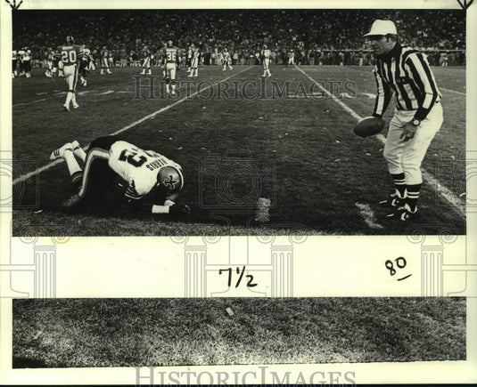 1979 Press Photo New Orleans Saints football player Ike Harris - nos15563- Historic Images