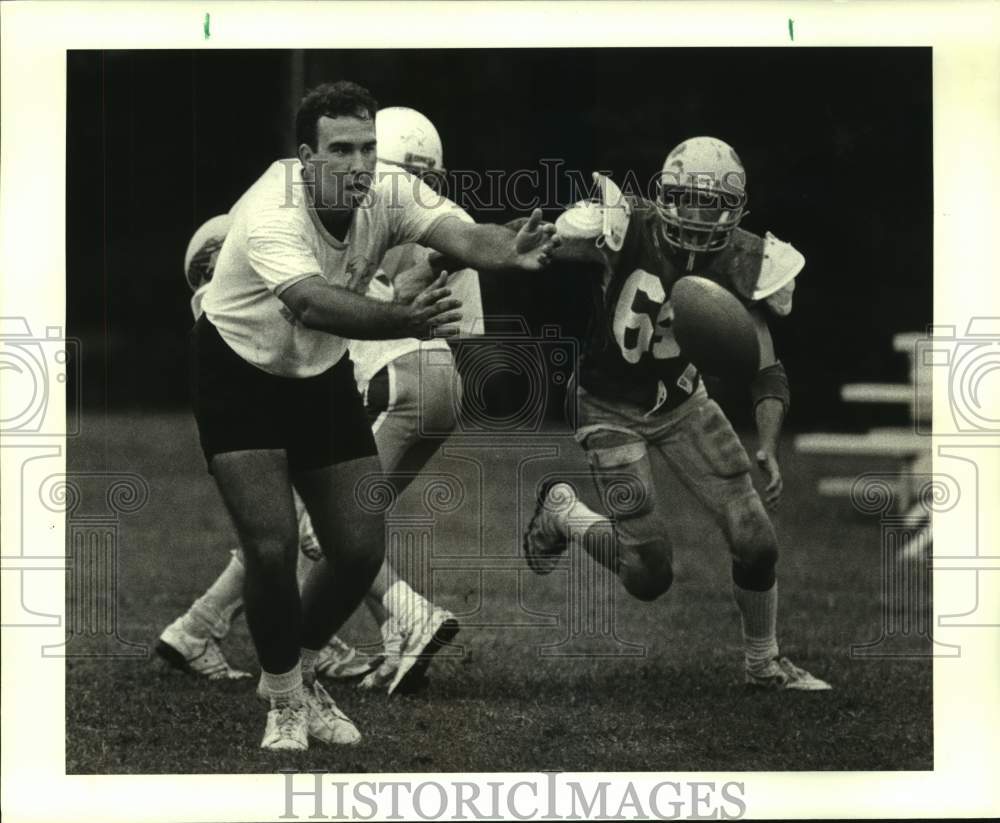 1986 Press Photo Promised Land Academy football coach Eric Hansen - nos15703- Historic Images