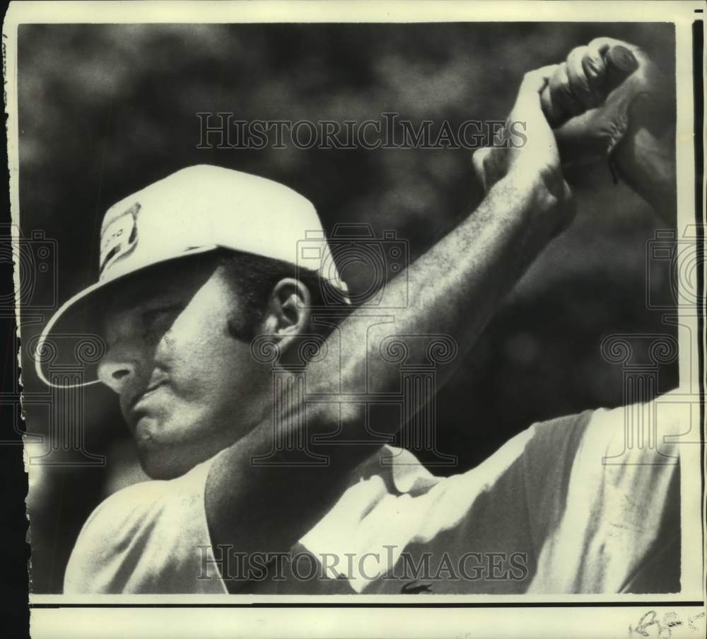 1972 Press Photo Golfer Lou Graham plays the Charlotte Open- Historic Images