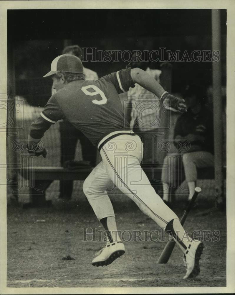 1976 Press Photo University of New Orleans baseball player Dave Greve- Historic Images