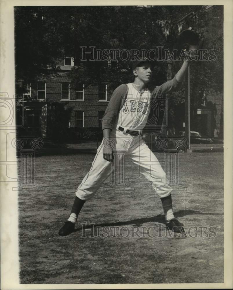 Press Photo Jesuit High baseball player Charley Frey - nos15962- Historic Images