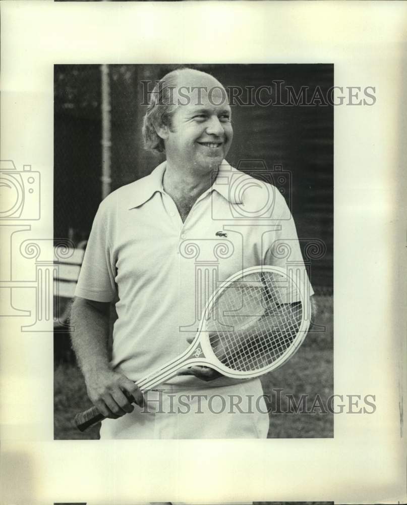 1976 Press Photo Tennis player Ron Holmberg - nos16008- Historic Images