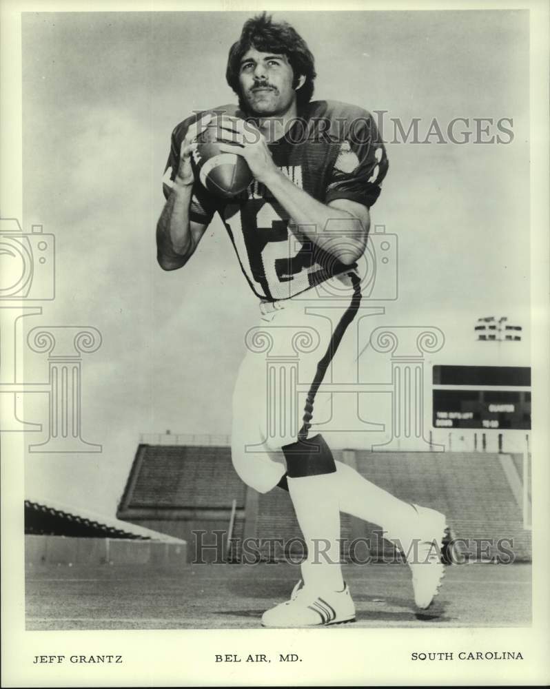 1975 Press Photo South Carolina college football player Jeff Grantz - nos16071- Historic Images