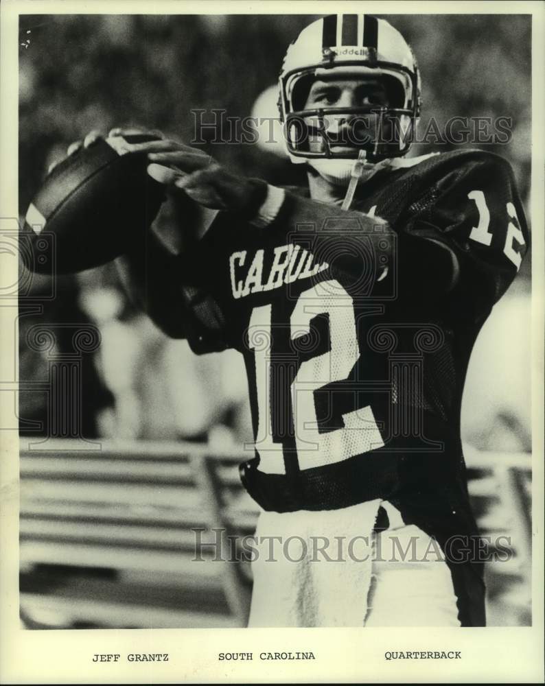 1975 Press Photo South Carolina football player Jeff Grantz - nos16072- Historic Images