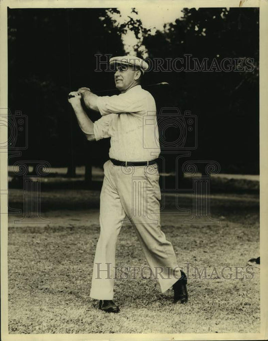 Press Photo Golfer Larry Gilbert - nos16152- Historic Images