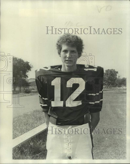 1975 Press Photo Football player Buell Humphreys - nos16238- Historic Images