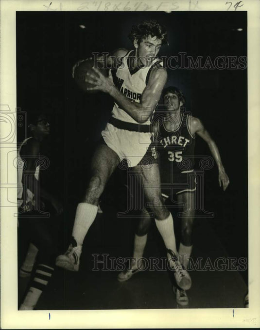 1980 Press Photo East Jefferson High basketball player Danny Hollander vs. Ehret- Historic Images