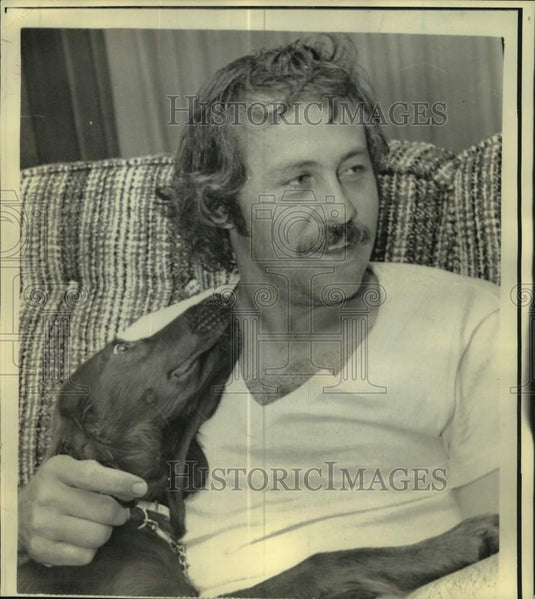 1974 Press Photo Oakland Cy Young award baseball pitcher Jim "Catfish" Hunter- Historic Images