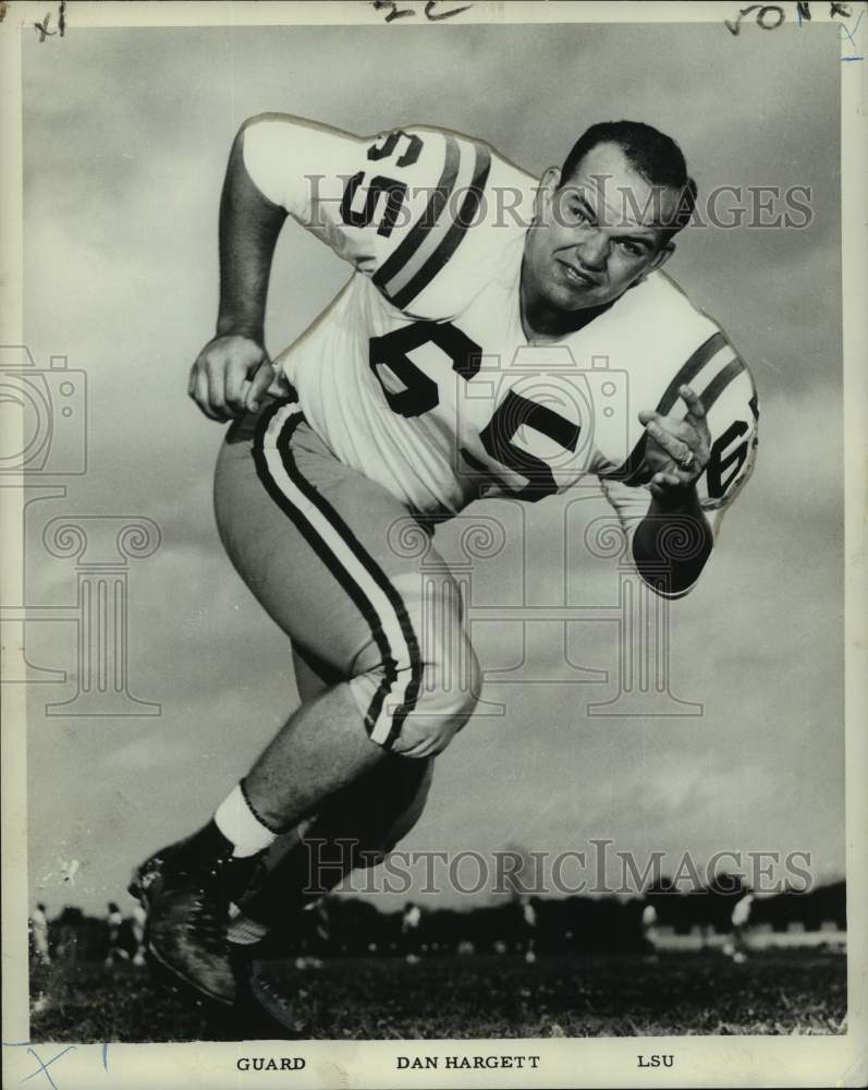 1964 Press Photo LSU college football player Dan Hargett - nos16313- Historic Images