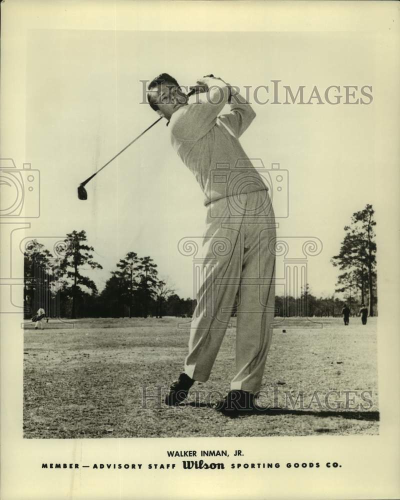 1967 Press Photo Golfer Walker Inman Jr. - nos16329- Historic Images