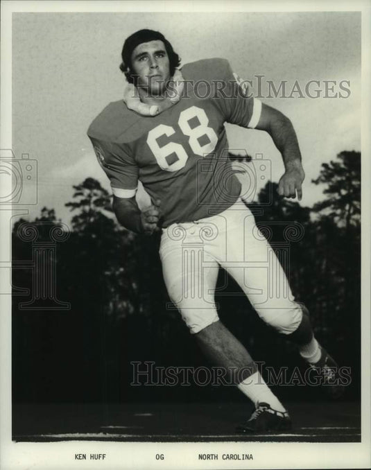 1973 Press Photo North Carolina college football player Ken Huff- Historic Images