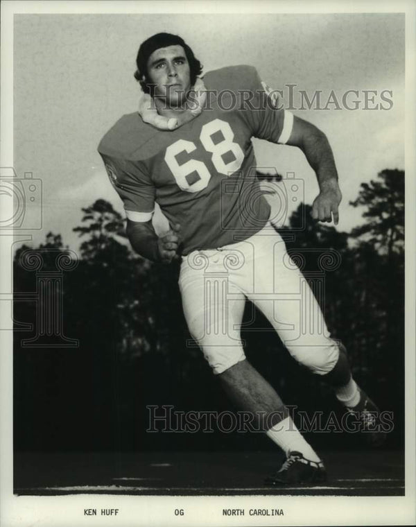 1973 Press Photo North Carolina college football player Ken Huff ...